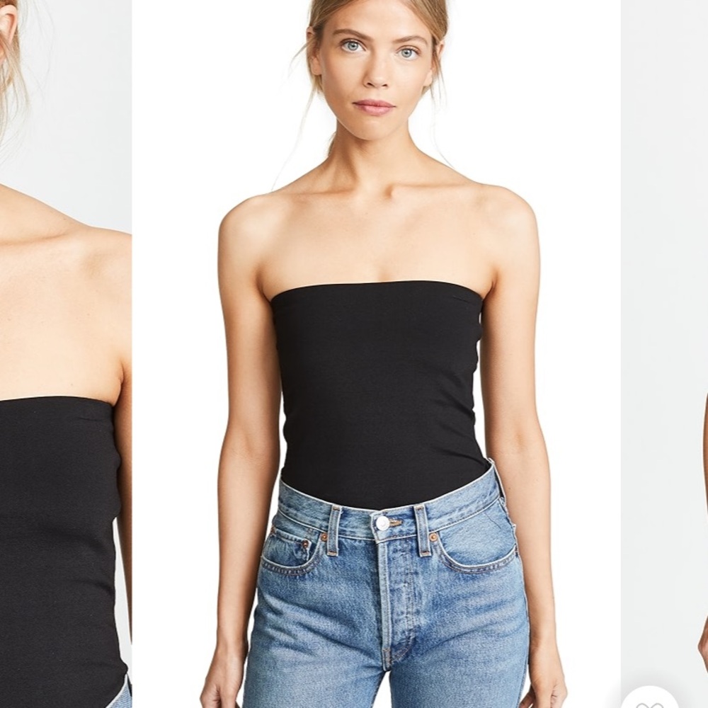 Susana Monaco Strapless Tube Top in Black M